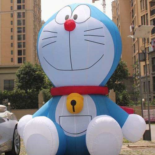 板桥镇机器猫卡通充气人物