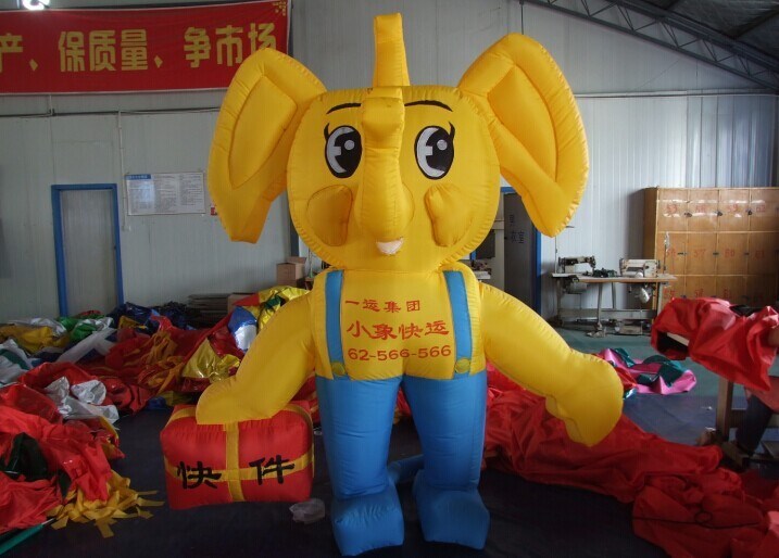 板桥镇大象充气卡通气模